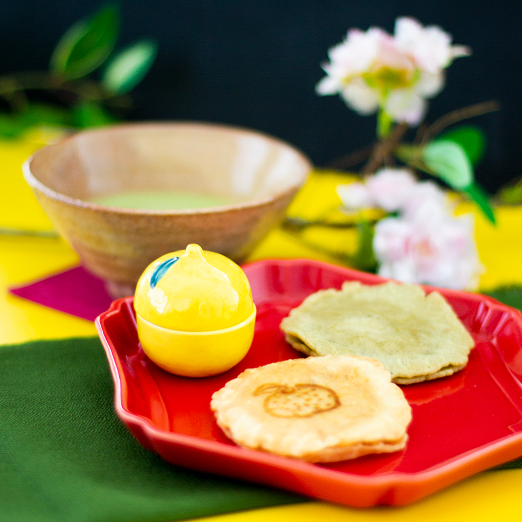 京のおやつ便り「さくら葉と柚子づくし」