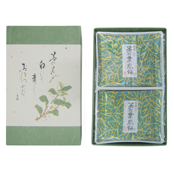 茶の葉煎餅　2枚×8袋　ＴＳＡ